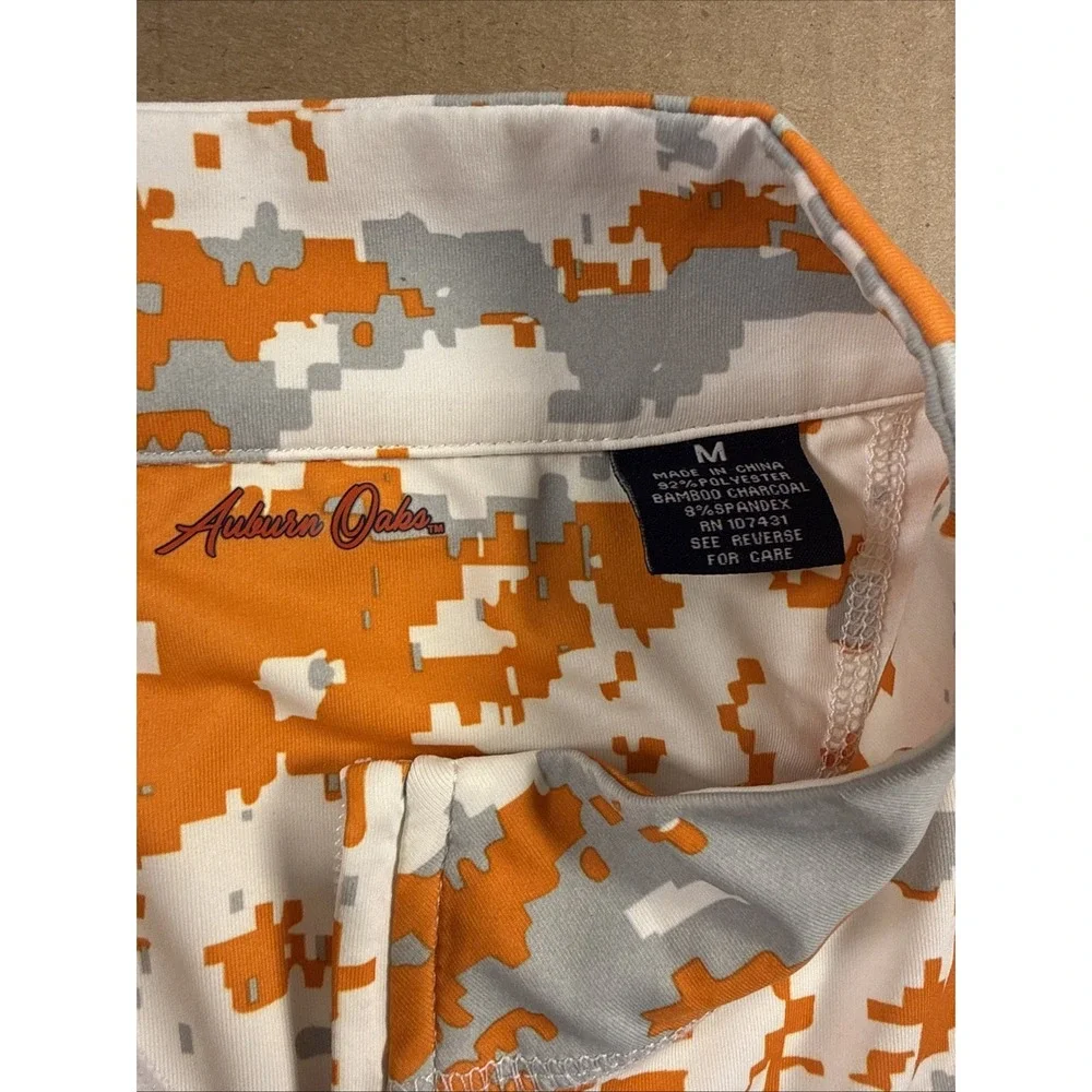 Auburn Oaks Digital Camo 1/4 Zip Auburn University, Size Medium